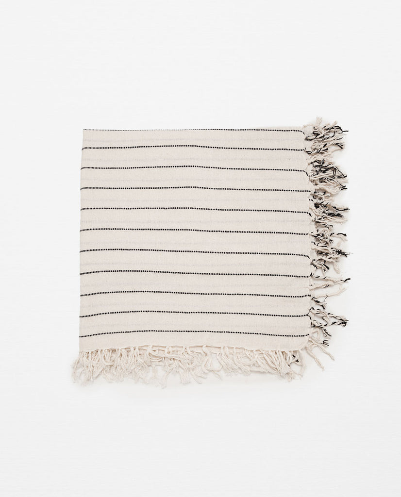 STRIPED COTTON SCARF