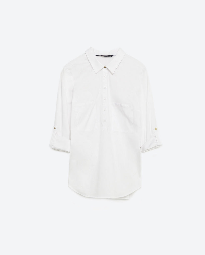 STRETCH POPLIN SHIRT