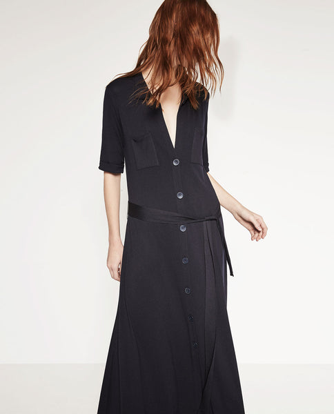 LONG SHIRT DRESS