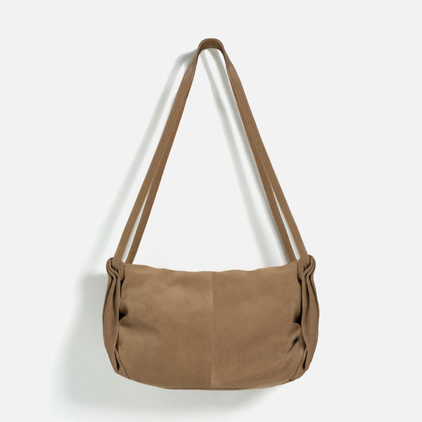 LEATHER BUCKET BAG