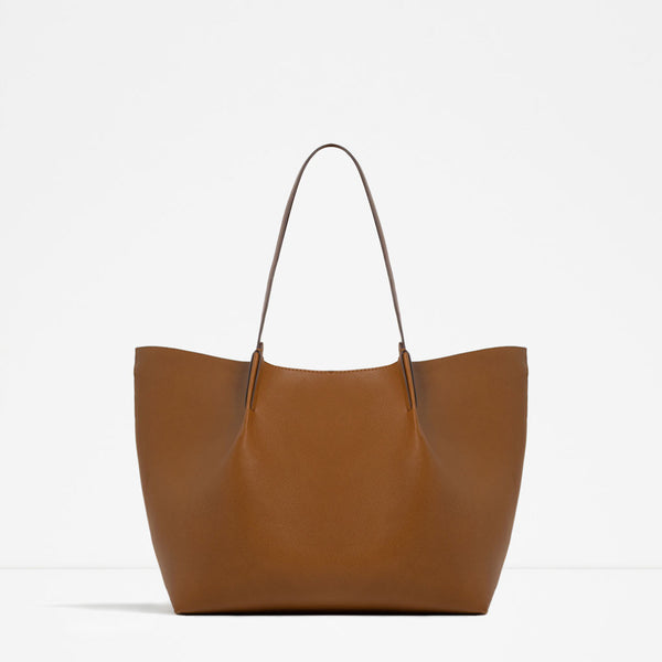 PLEATED TOTE