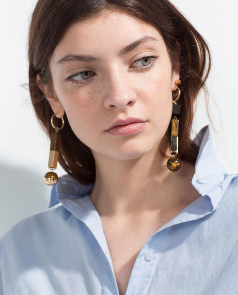 PACK OF GEOMETRIC EARRINGS