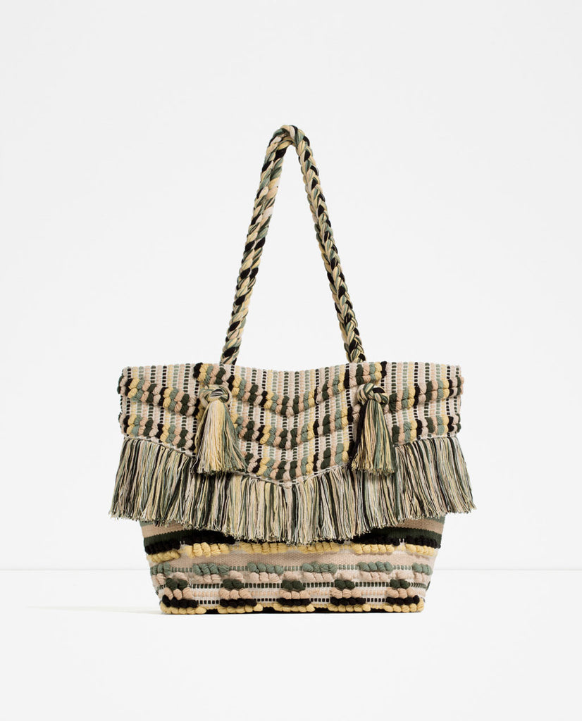 FRINGED TOTE