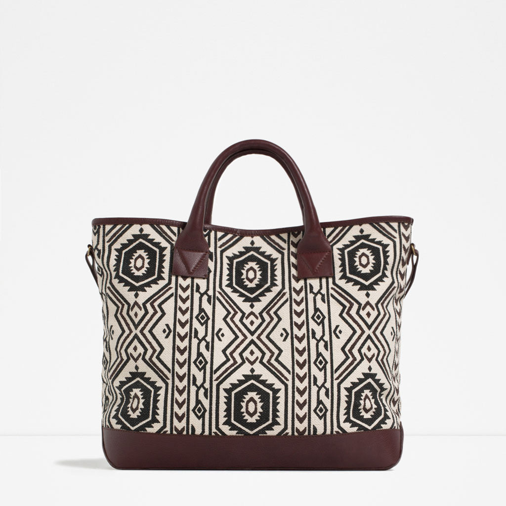 PRINTED TOTE