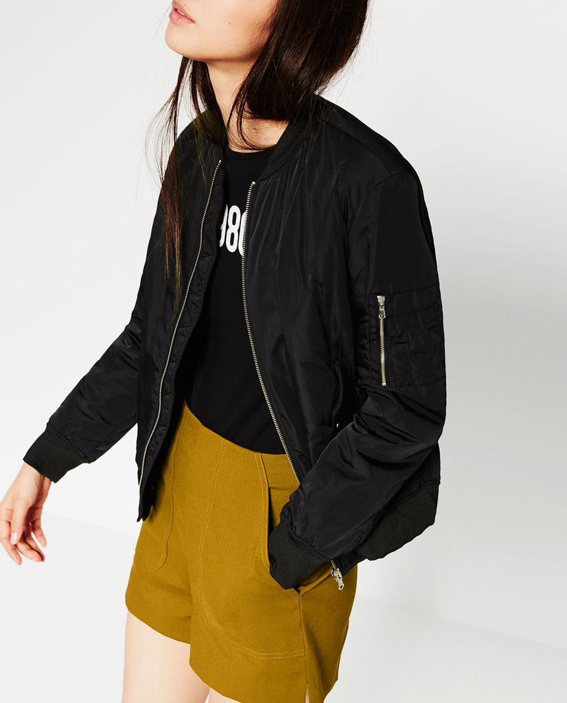 NYLON BOMBER JACKET