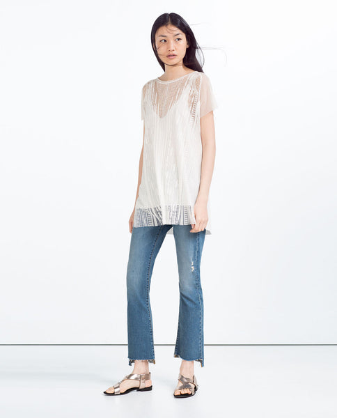 LONG MOCK LAYER TOP