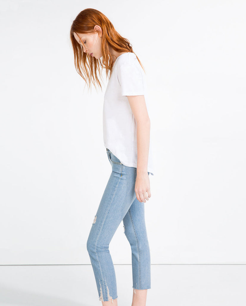 MID-RISE JEANS