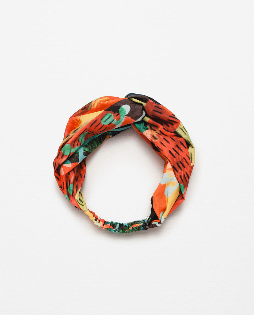 TROPICAL PRINT TURBAN