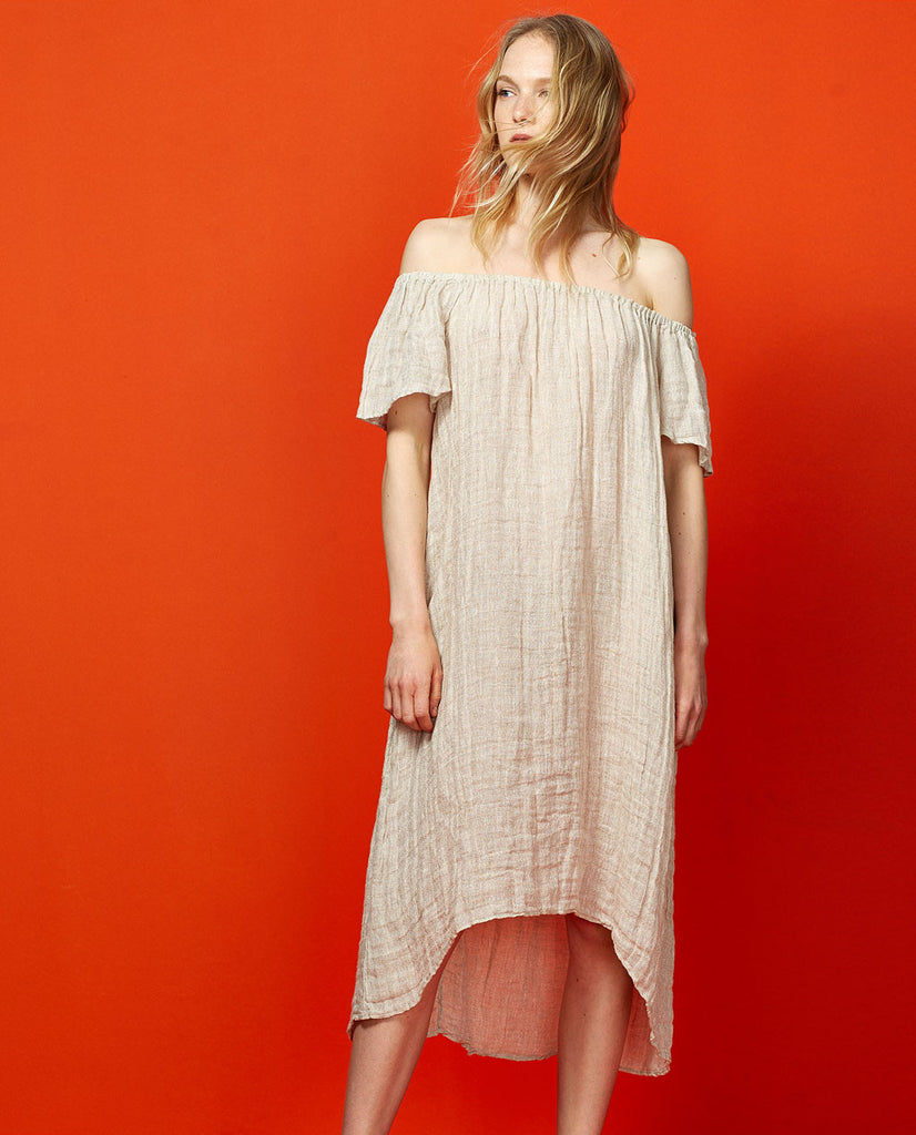 BOAT NECK DRESS